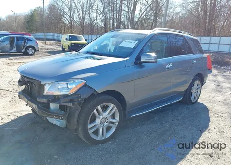 2015 Mercedes-Benz Ml 350 из США, поврежденный, VIN 4JGDA5JB3FA599924